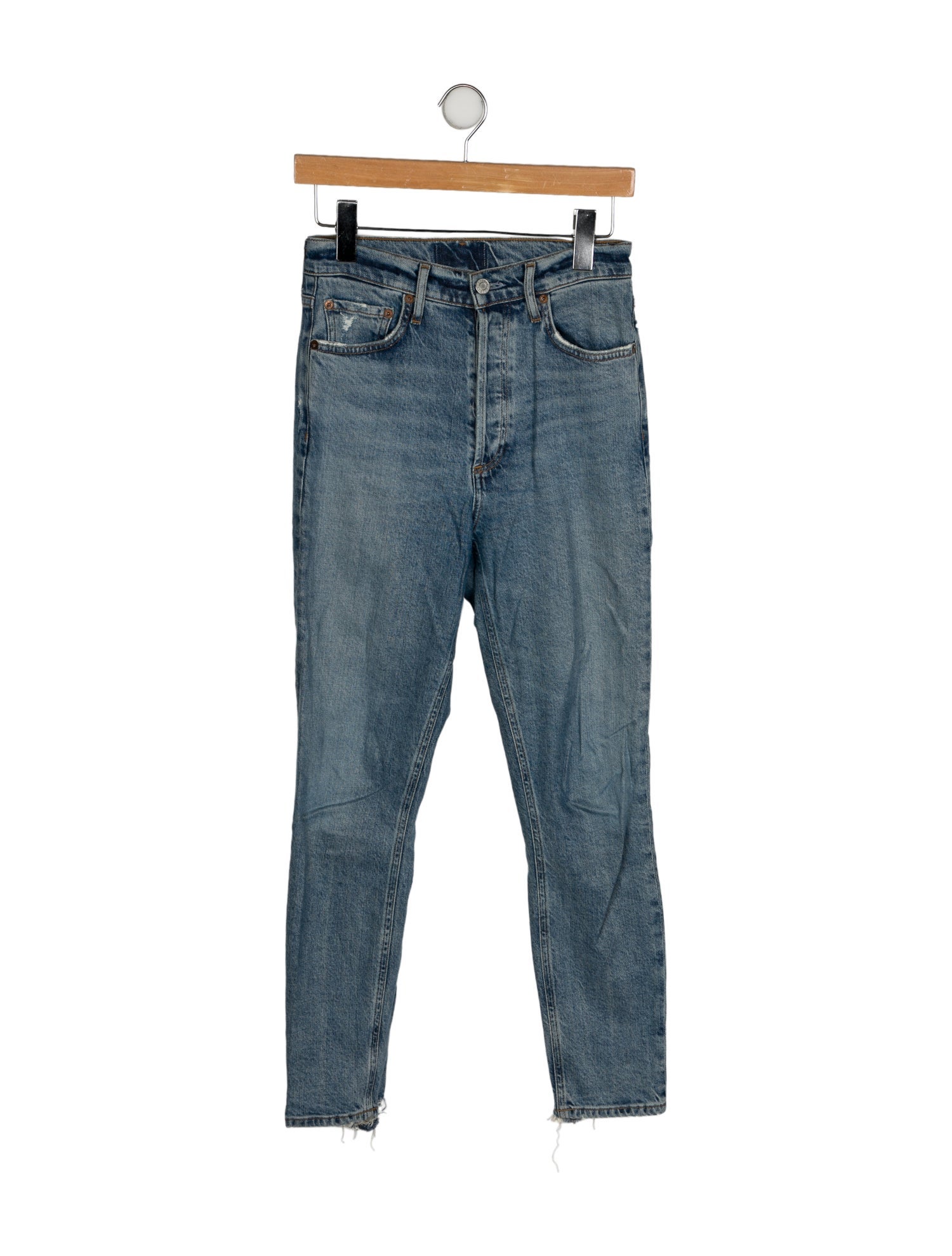 AGOLDE High-Rise Skinny Leg Jeans